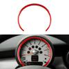 Fibre de Carbone Vraiment Douce pour Mini Cooper Hardtop R56 Clubman R55 R57 Console Centrale de Voiture Autocollant Compteur de Vitesse Garnitures Accessoires.