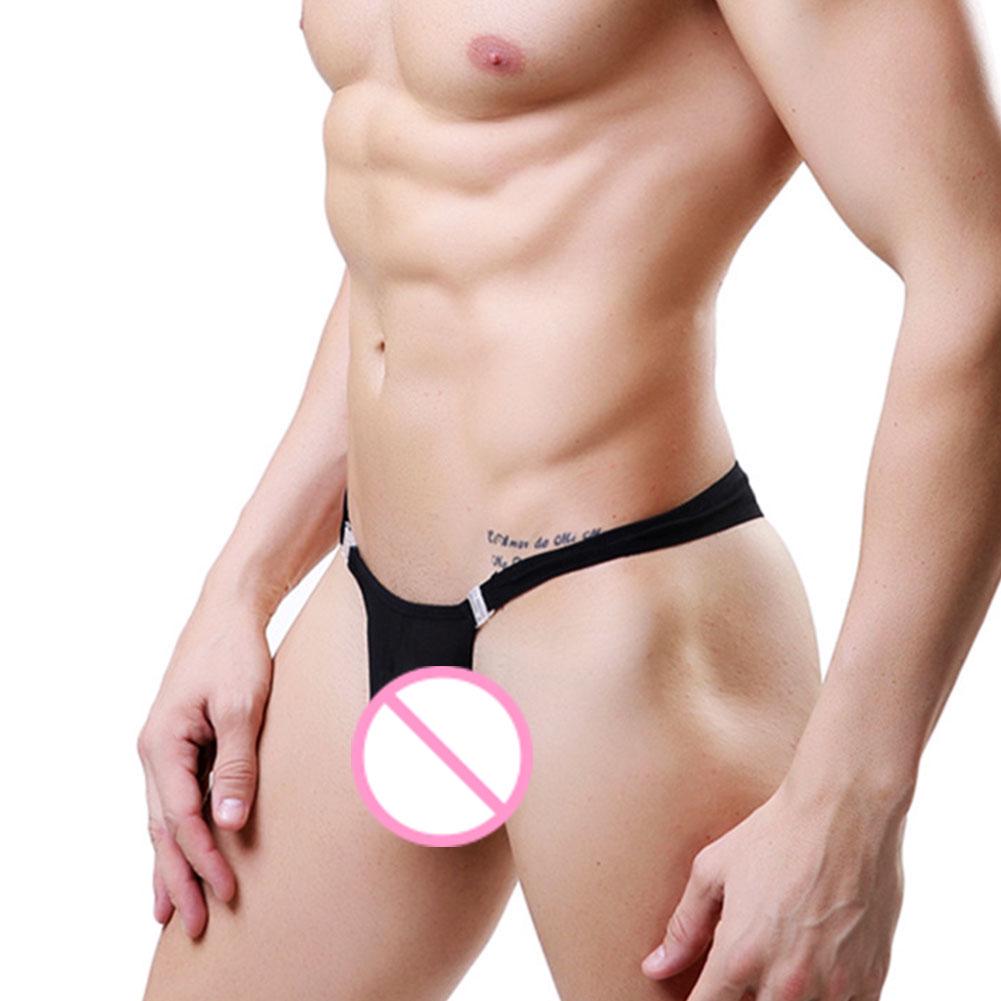 Pánská tanga prodyšná, tenké spodní prádlo s nízkou síťovinou, elastické