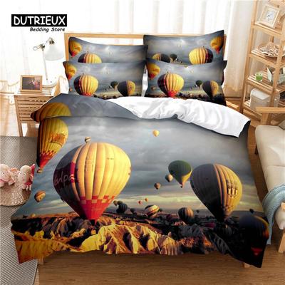 Beautiful  Scenery Bedding Set, 3Pcs Duvet Cover Set, Soft Comfortable Breathable Duvet Cover, For Bedroom Guest Room Decor