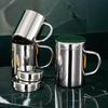 Shangqi 440ml Stainless Steel Insulated Mug with Lid & Handle