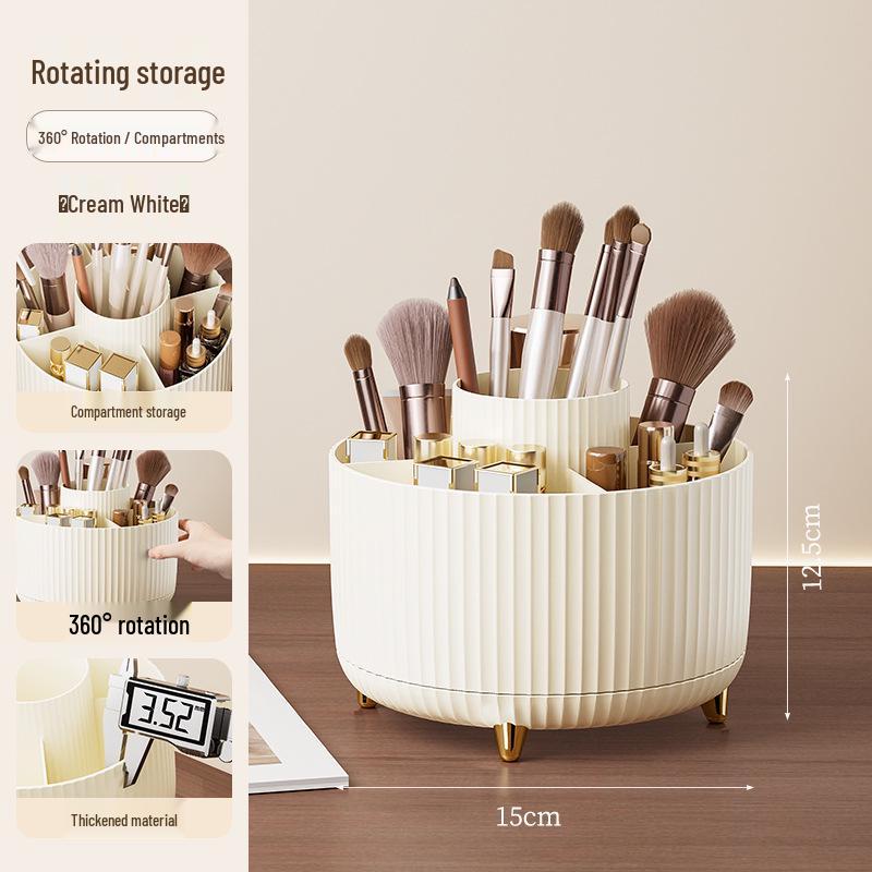 Cosmetic Organizer: Makeup Brush, Lipstick, Eyeshadow & Stationery Storage Tube