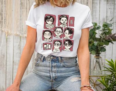 Arirang Tour 2026 K-Pop Sweet Character Concert T-Shirt S-5XL