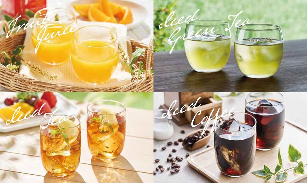 Toyo Sasaki Glass Tumbler Set 340ml 36 Sets Made in Japan Dishwasher Safe Free Glass Tumbler Juice Glass Cup G101-T330