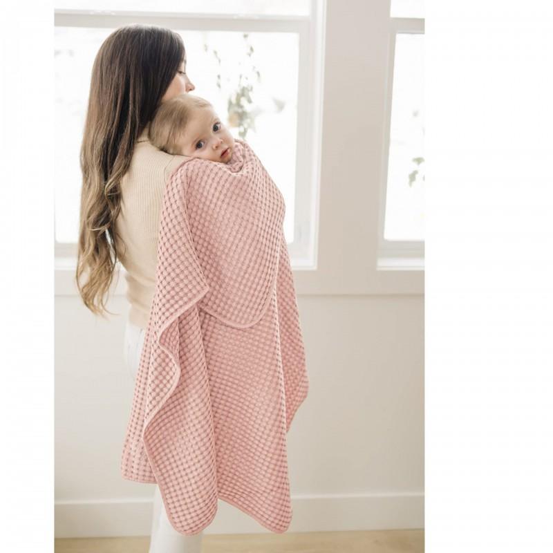 Soft Cotton Waffle Knit Baby Swaddle Blanket Wrap Sleep Sack Anti-Kick Cover Newborn Toddler