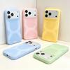 Funda de Teléfono con Disipación de Calor Ice Bee de Verano Para iPhone 17 Pro Max 17 Pro Air 16 15 14 Plus 13 12 11 Cubierta Suave de Color Caramelo