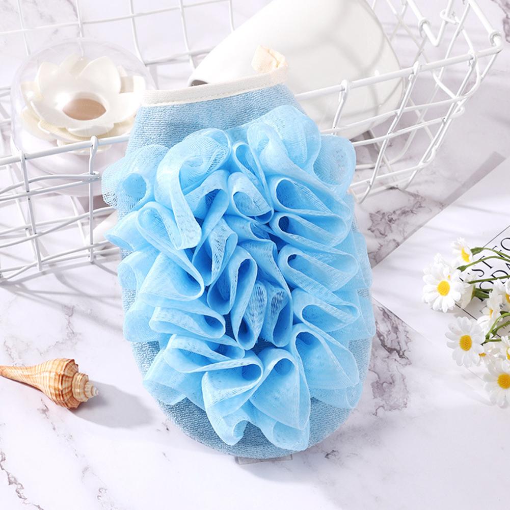 2 IN 1 Body Cleaning Washcloth Soft Brush Home Hotel Back Bathroom Exfoliating Scrubber Skin To I0I4