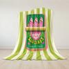 Sardine Can Design Flannel Blanket Warm Soft Halloween Christmas Couch Warm Cozy Decorative Decor Gift for All Season