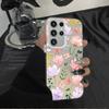 Tulip Floral Frosted Case for Samsung Galaxy S25 S24 S23 S22 Ultra S21 Plus S20 FE A73 A72 A71 A56 A55 A54 A53 Acrylic Cover
