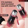 Minimalist Gradient Insulated Mug With Thickened Body For Travel And Gifting