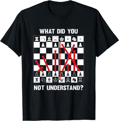 Co jste nepochopili na těch na unisex tričku na šachových tahech