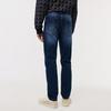 NVG·YOUNG Men's Blue Washed Straight-Leg Denim Jeans