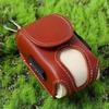 Waist-Hanging Golf Waist Holder Bag PU Leather Golf Ball Container  Golf Accessories