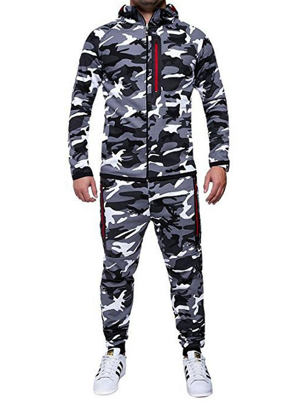 Men's Outdoor Camouflage Cardigan Jacket