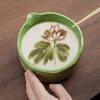 4PCS Bamboo Ceramic Matcha Whisk Reusable Matcha Stirring Brush New Japanese Matcha Tea Set