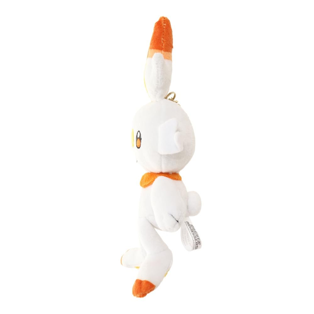 Sanei Boeki Pokemon ALL STAR COLLECTION Scorbunny W11 x x Plush Pokemon PM34 Mascot, D4.5 H17cm, Mascot,