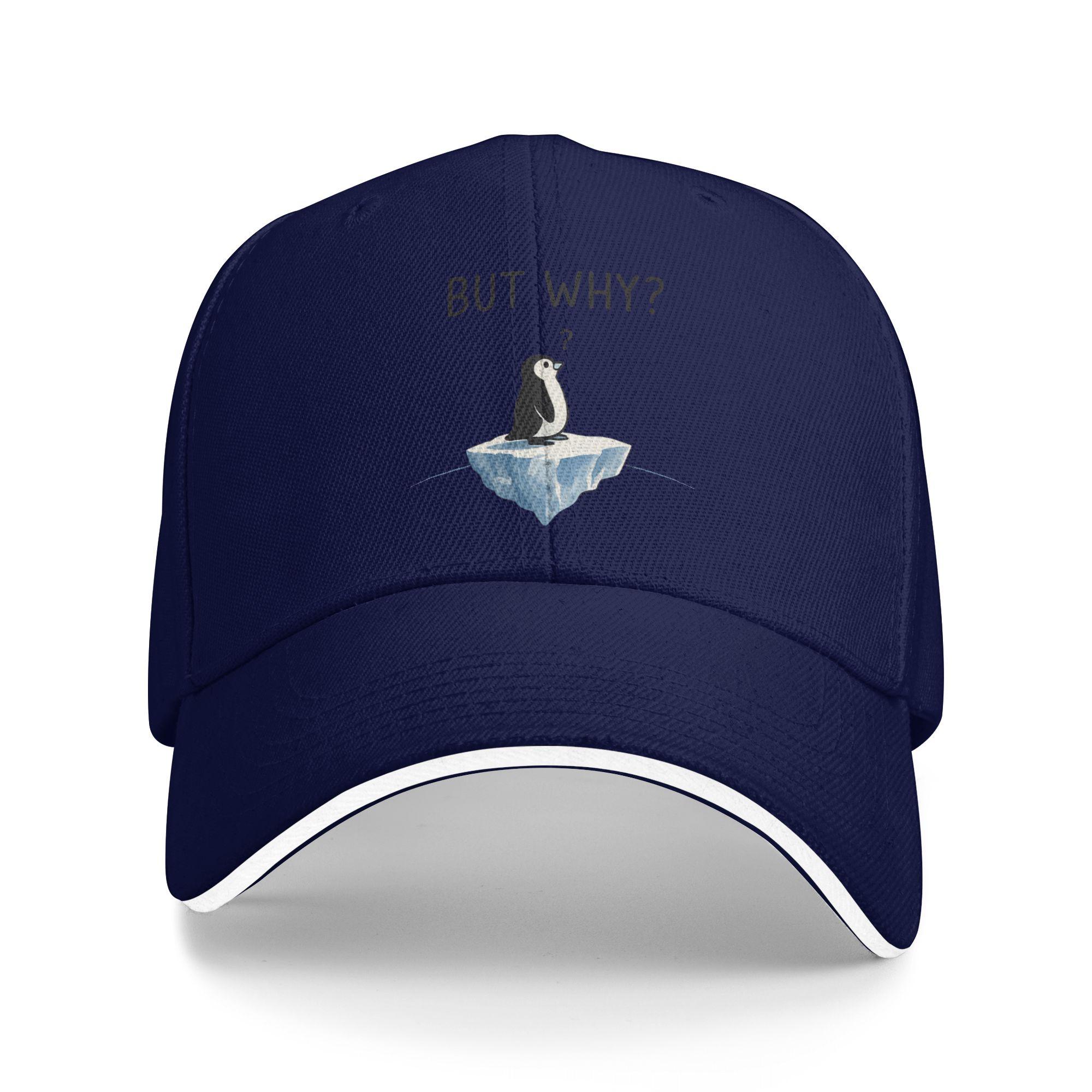 

Nihilist Penguin But Why Gorra De Béisbol Bonita Ajustable Estilo Camionero Y Snapback Para Exteriores Y Gimnasio Para Parej