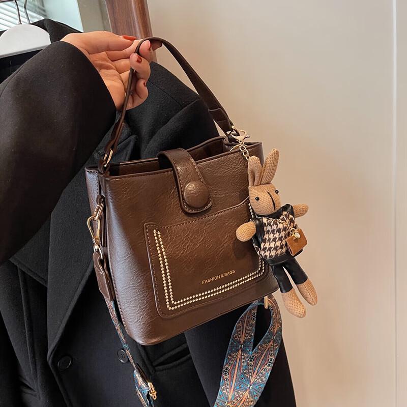 C.LI Retro Eimer-Schultertasche