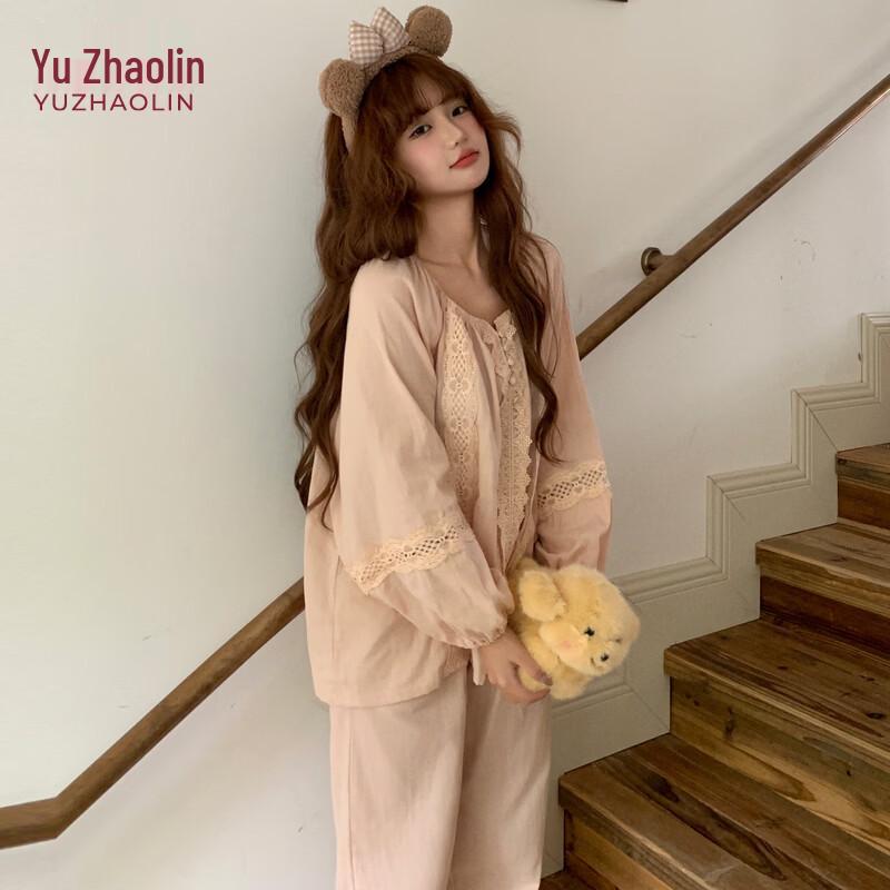 YUZHAOLIN Women s Summer Bubble Sleeve Pajama Set XL