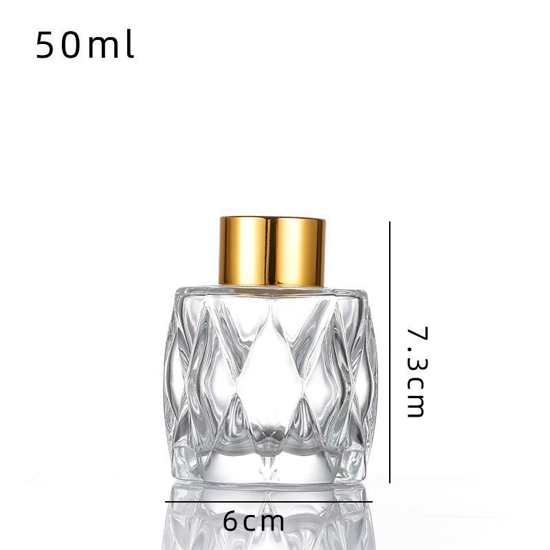 100ml Thickened Glass Aroma Diffuser Bottle for Home Decoration