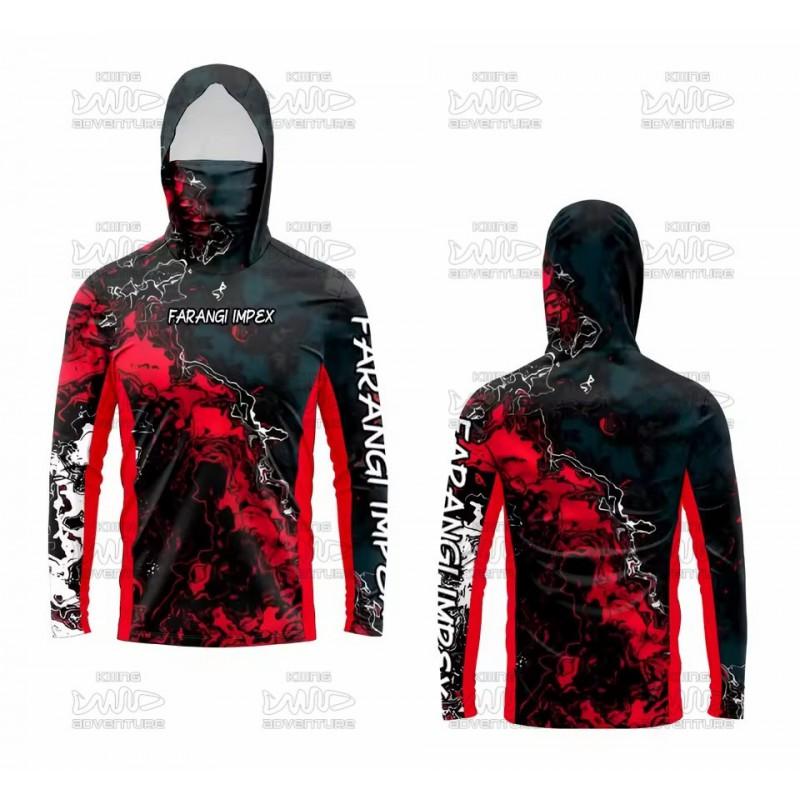 Mens UPF 50 Quick-Dry Hooded Fishing