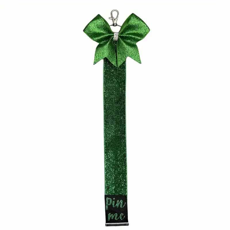 Cheerleader Bow Ribbon Keychain for Backpacks & Sports Bags