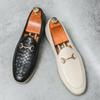 White Beanie Shoes Men's New Casual Men's Amazon Small Leather Shoes Men's Large Size Men's Shoes Loafers