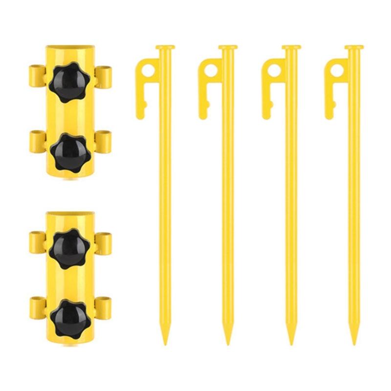Camping Metal Tents Tube Suit Stainless Umbrellas Rod Outdoor Ground Holder for Reliable Stability