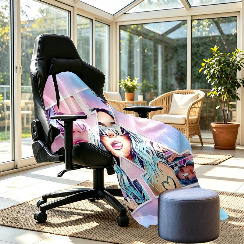 Karol G Print Blanket - Soft & Comfortable, for Bedroom, Travel, Sofa, Home Decoration - Birthday Christmas Gift for Friend