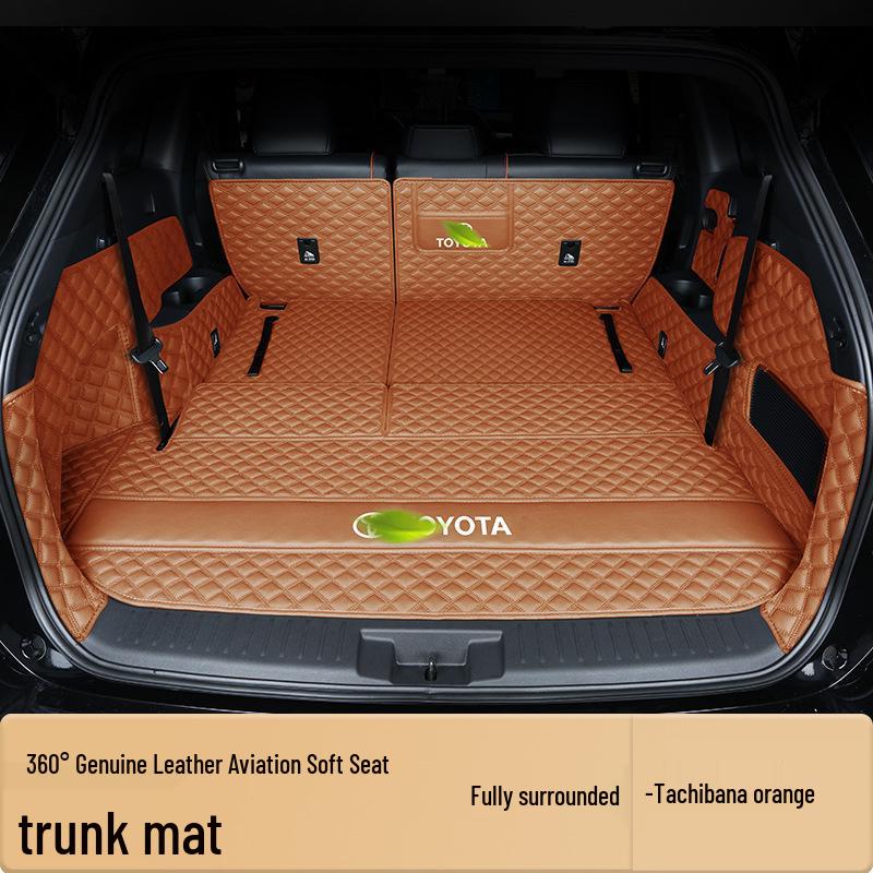 Kompletní krycí rohož do kufru pro 7místnou Toyotu Highlander - Vše v jednom interiérový doplněk