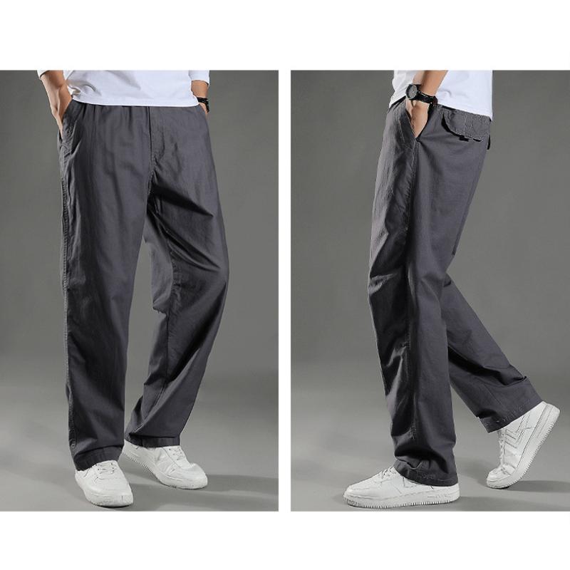 Ανδρικά Καλοκαιρινά Ρούχα Φαρδύ Παντελόνι Αναπνέον Ίσιο Καθημερινό Παντελόνι Ανδρικό Παντελόνι Cargo