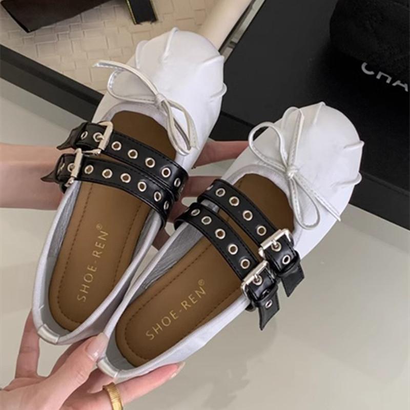 

Модные милые балетки с бантом женские, бренд, высокое качество, атласные, с круглым носком, с пряжкой, туфли Мэри Джейн, модные, удобные, с мягкой подошвой, сандалии 39 серебряный