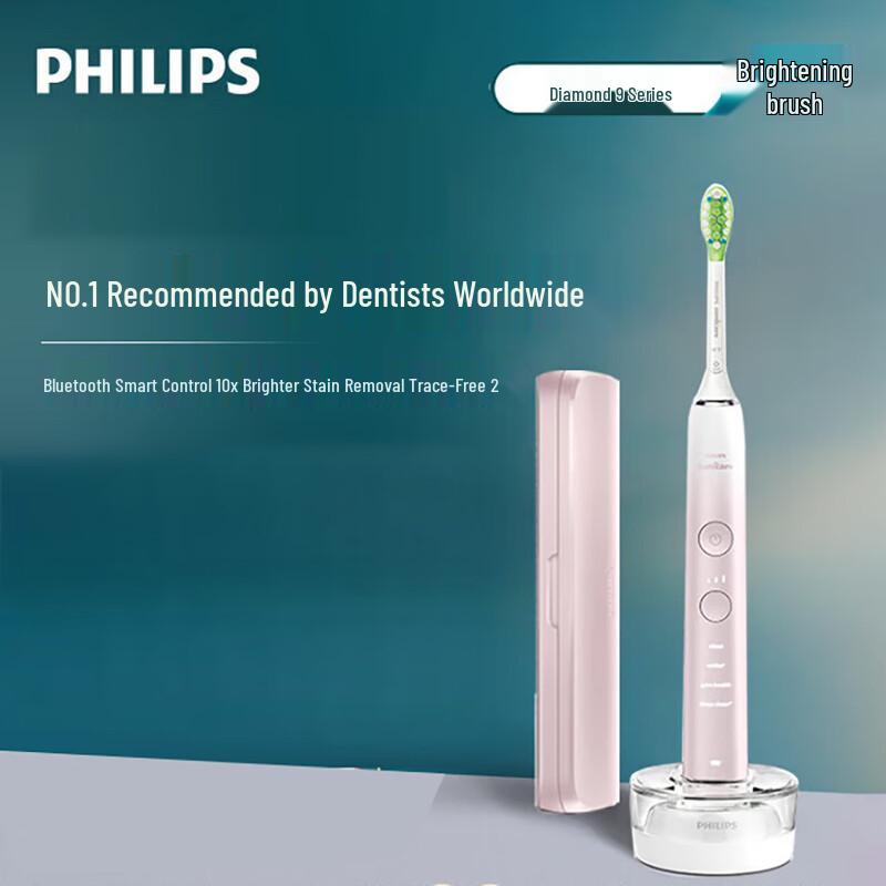 Philips Sonic Electric Toothbrush DiamondClean 9900 Series CN plug (adapter included)