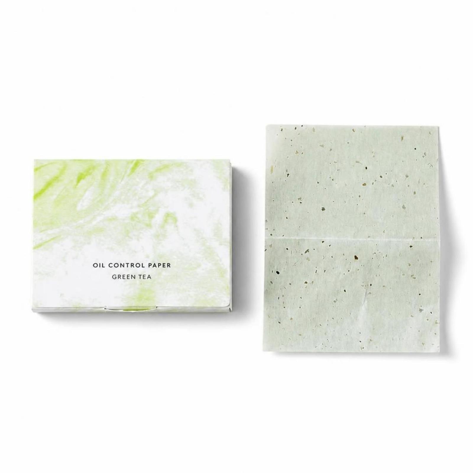 DAISO Green Tea Oil-Control Paper (110 Sheets / Tissue Type) 110 Sheets