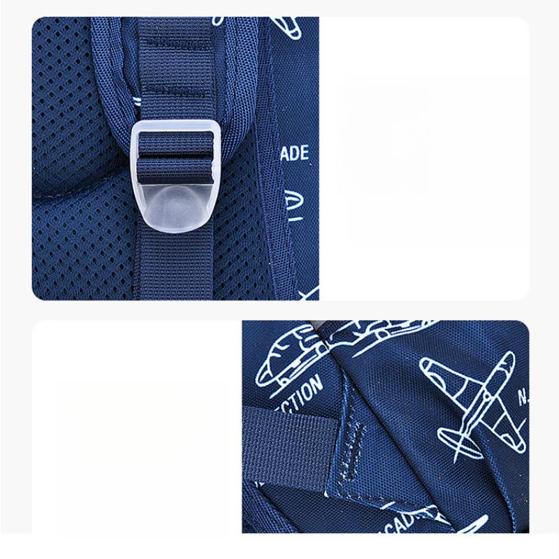 NewCartoon School Bag for Primary School Students, Boys' Integrated Large Capacity Children's Bag