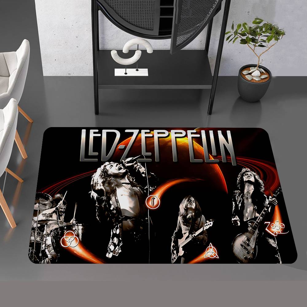 British Rock Led Band Z-Zeppelines Bathroom Mat Anti-slip Absorb Water Long Strip Cushion Bedroon Mat Hotel Decor Mat
