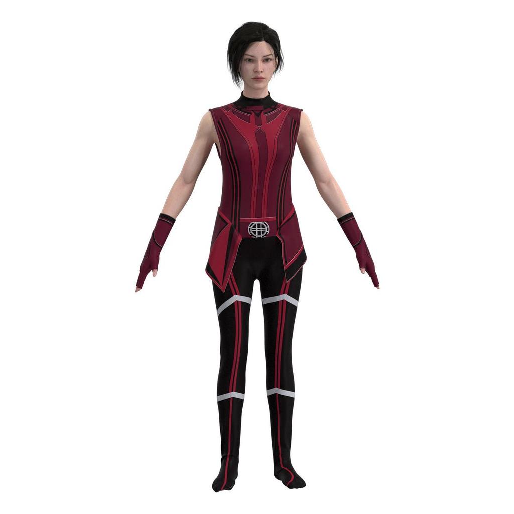 WandaVision Scarlet Witch Cosplay Costume - Magic-Inspired Attire