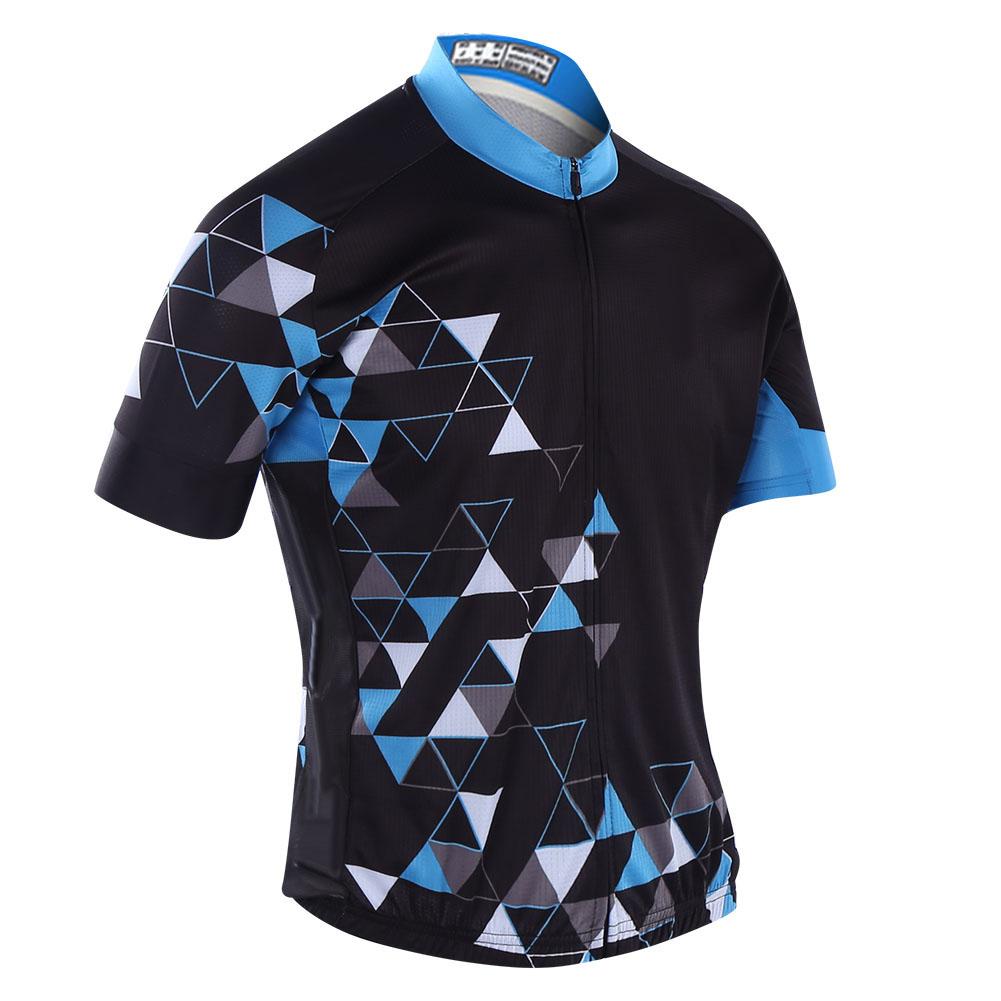 Man Male Summer Outdoor Polyester Short Sleeve Bicycle Cycling Wear ClothesShort Sleeve S