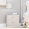 Nightstands 2 pcs Concrete Grey 40 x 30 x 40 cm Particleboard