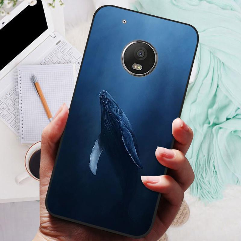 Pro Motorola Moto G5 Plus Pouzdro Černý Kryt Lev Vlk Silikonový Měkký Zadní Kryty Pro Moto G5 Plus Pouzdro Na Telefon G5+ Ochranný Kryt