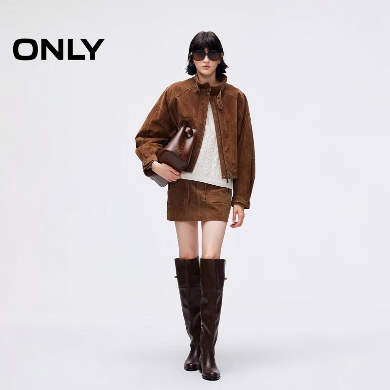 Only Women's 2025 Autumn Sequin Yarn Relaxed Knit Sweater