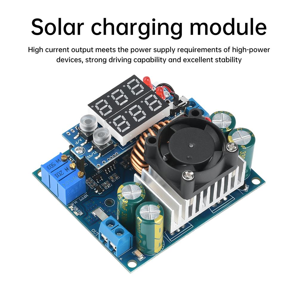 DC 9-50V 15A Einstellbares Spannungsreduzierungsmodul Solare MPPT Spannungsreduzierungs-Lademodul Konstante Spannung Strom