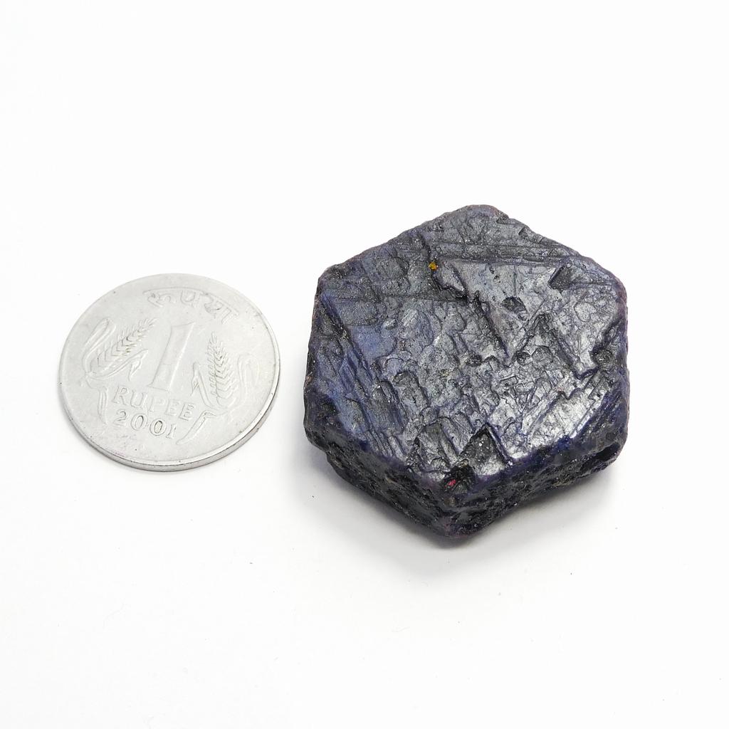 Blue Sapphire Natural Dyed Rough 214.90 Ct CERTIFIED Uncut Loose Gemstone Rough