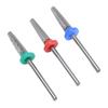 3pcs Nail File Bits Tungsten Steel Nail File Bits Professional Manicure Grinding Heads for Electric 