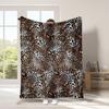 texture of animal fur Printed Blanket for Sofa Bed Travel Camping Living Room Office Conditioning Blanket for All Seasons Gifts