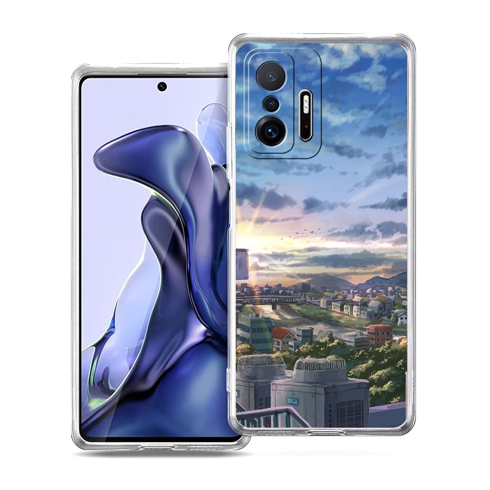 Anime Landscape Phone Case For Xiaomi 14 13 12 Lite Mi 11 Ultra 11X 13T 12T 11T For Poco X5 X4 X3 NFC F5 F4 M4 Pro 5G Cover