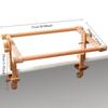 Wood Cross Stitch Frame Stitching Holder Multifunctional Needlework Supply Tapestry Scroll Frame for Artwork Quilting Crafts