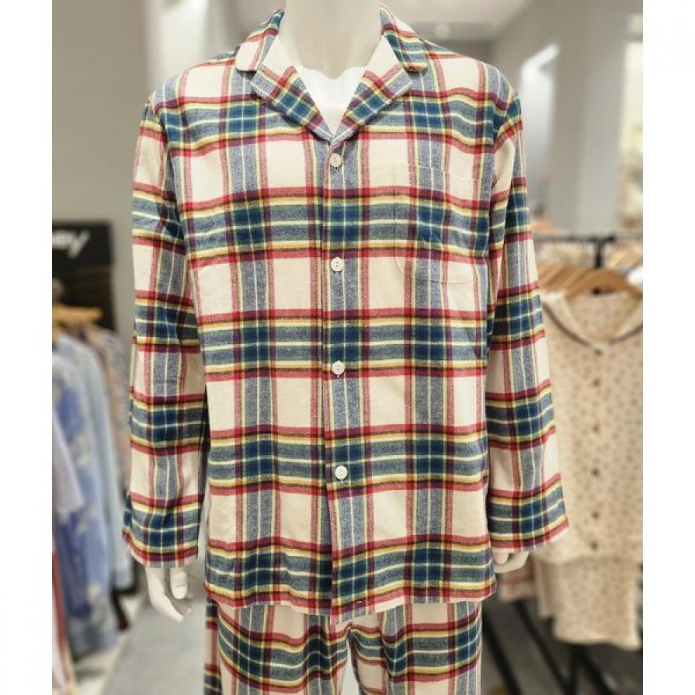 Barbara Men S Pajama Red Check Amp4615b