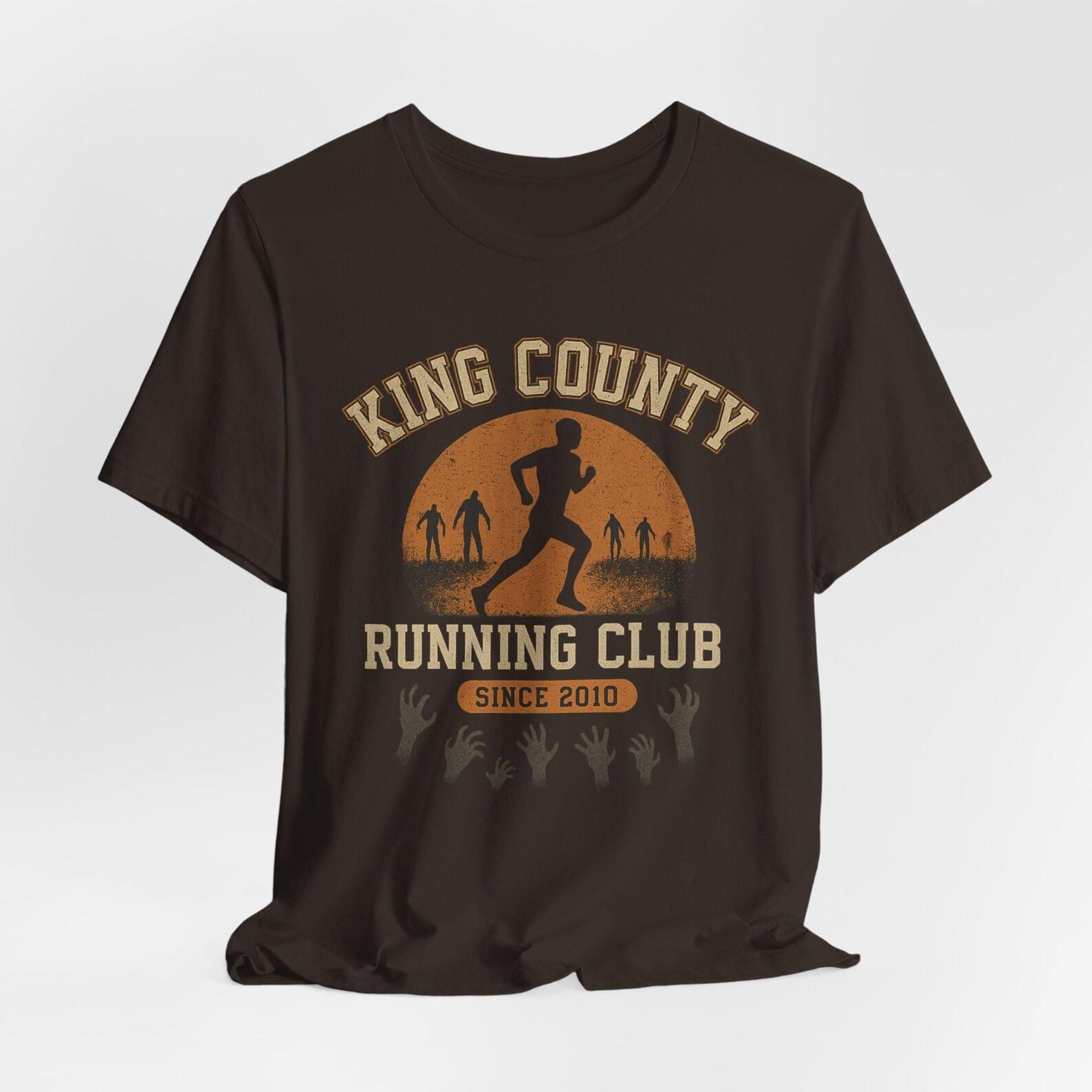 King County Running Club T-Shirt – Halloween Zombie Fan Tee XL