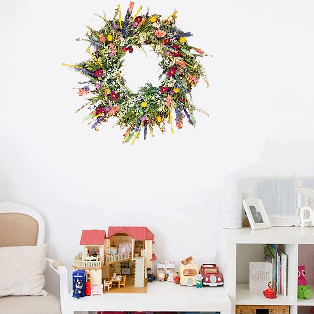 50cm Decor Wreath Beautiful Artificial Spring and Summer Wreath Home Decoration