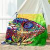 1pc animal pattern blanket, all season lightweight home office outdoor nap multifunctional blanket